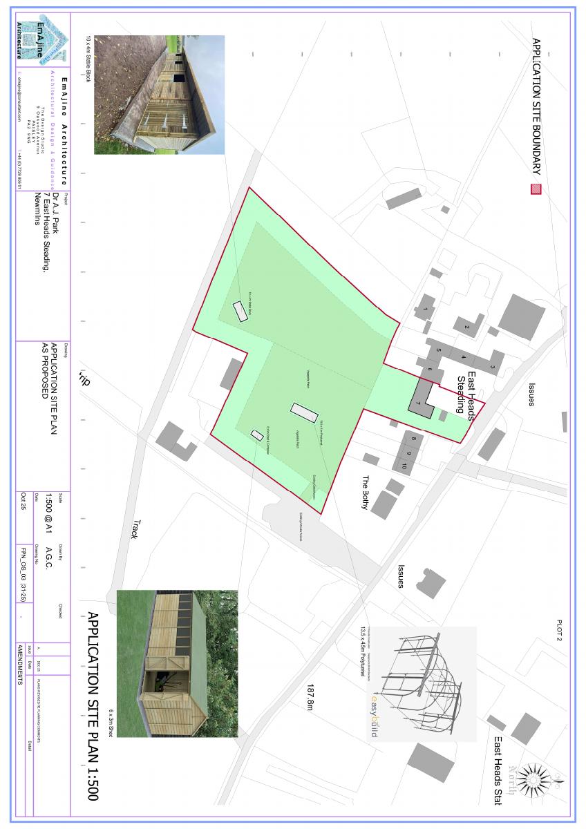 Approved site plan 01 as proposed