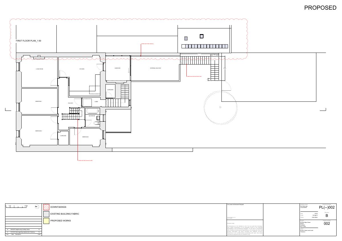 Approved first floor plan as proposed