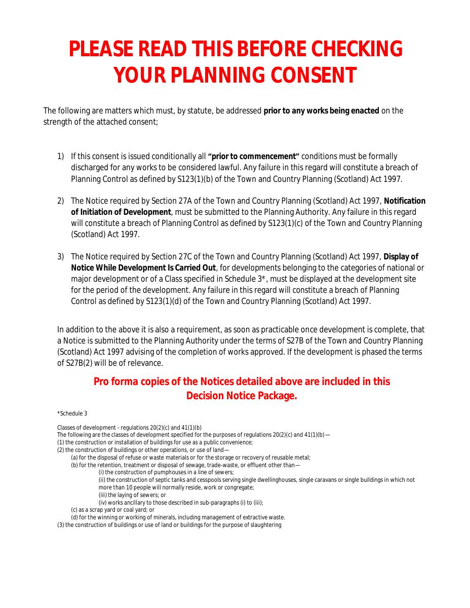 Approved - decision notice