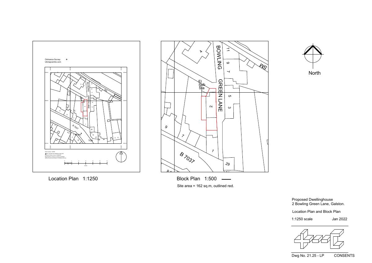 Approved - location & block plan