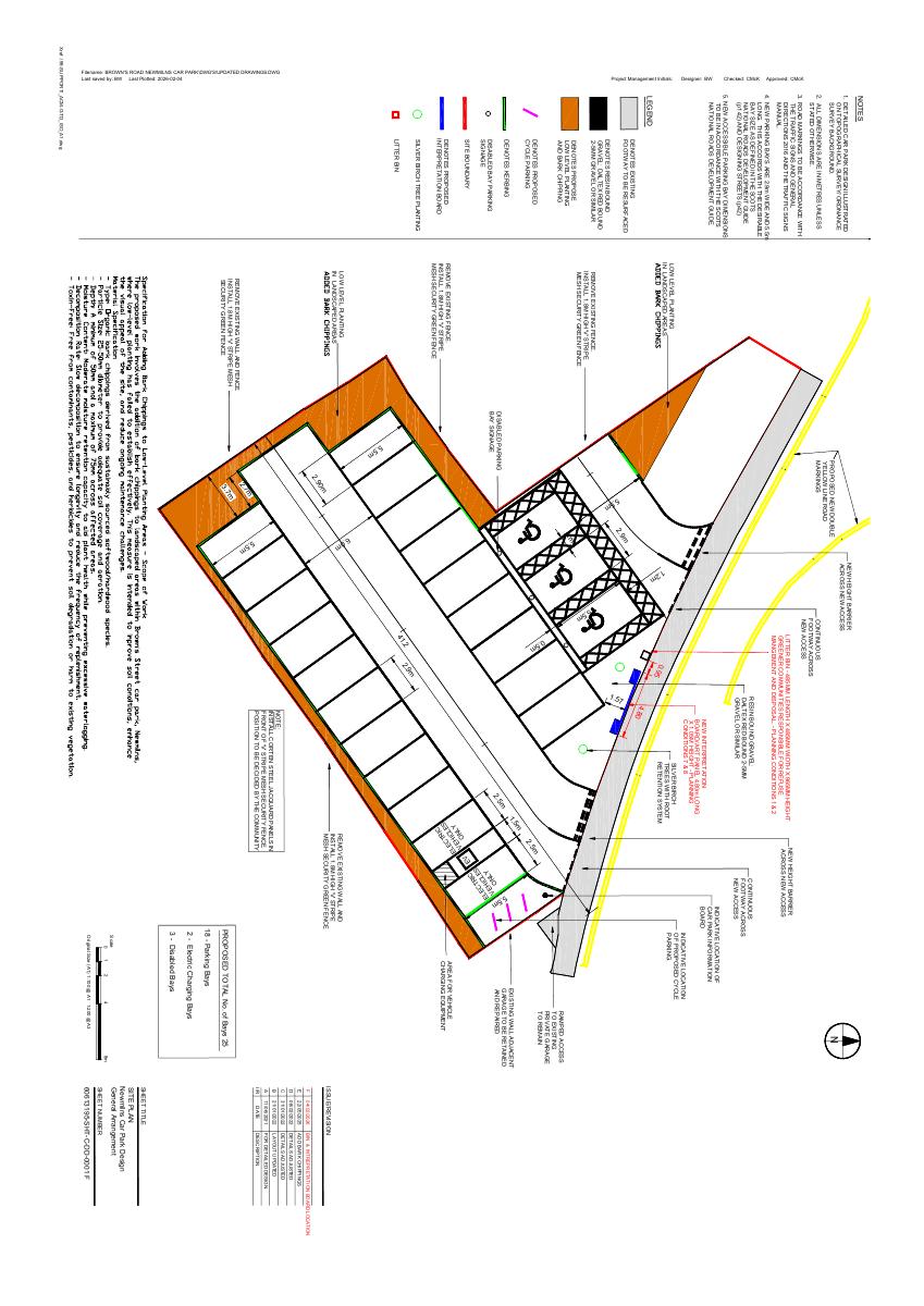 Approved site plan for 4 Brown's Road Newmilns East Ayrshire KA16 9AS