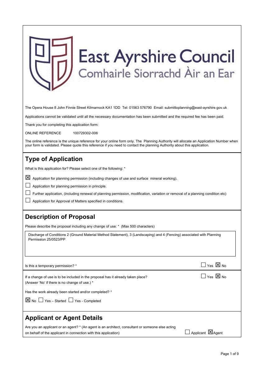 Application pdf