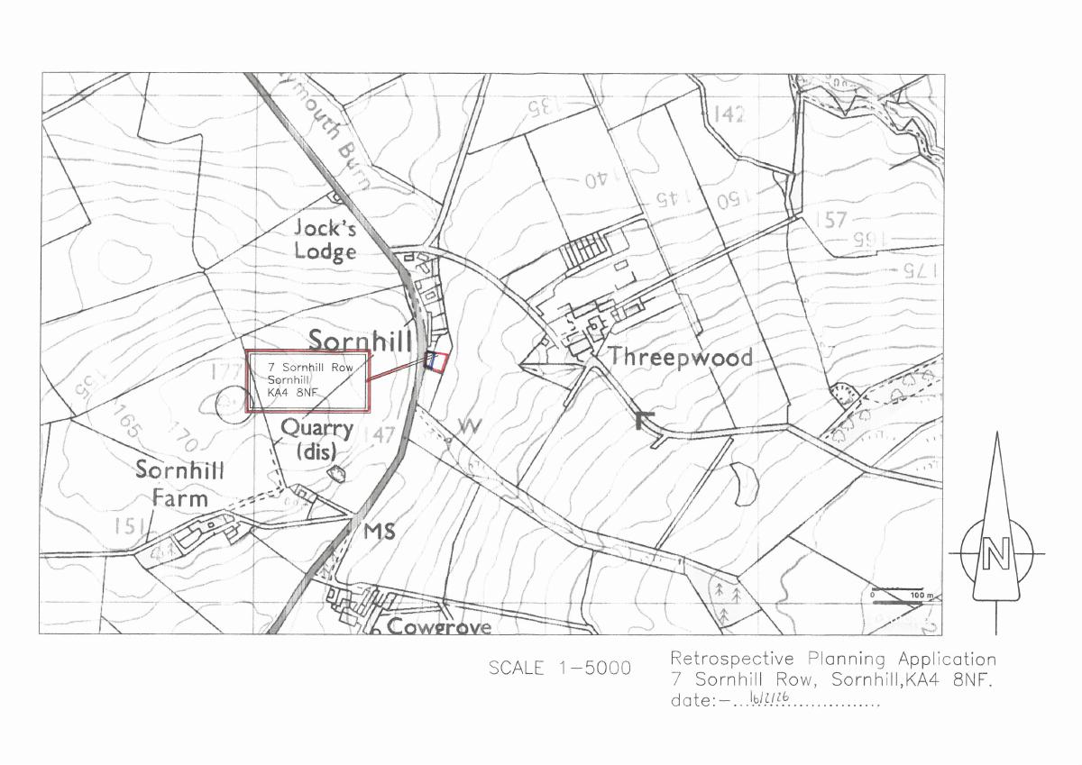 Approved - rural location plan 1:5000