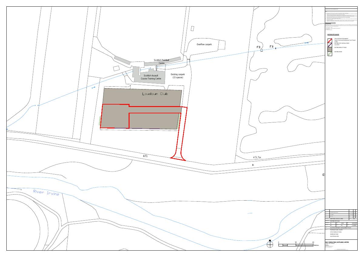 Existing site plan