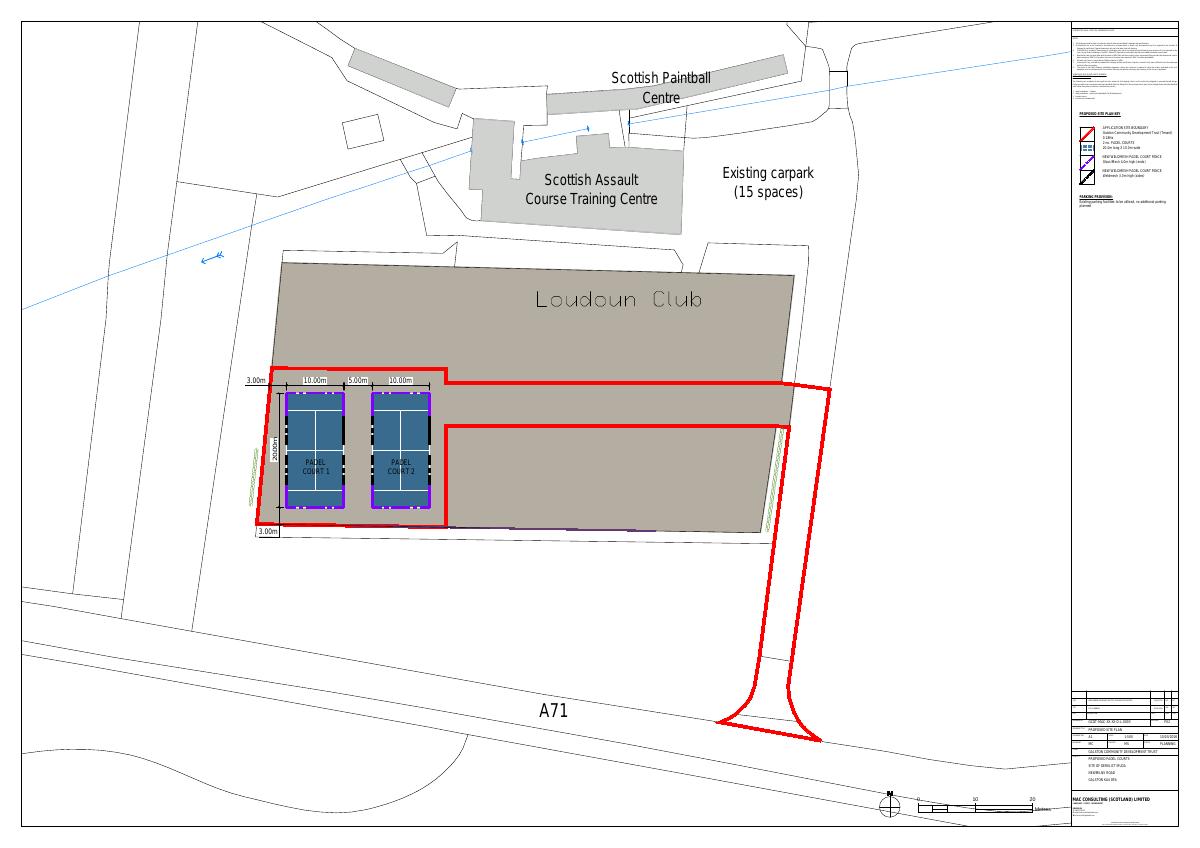 Proposed site plan