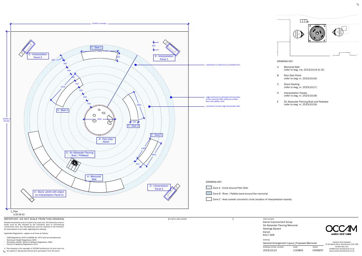 General arrangement layout_proposed memorial