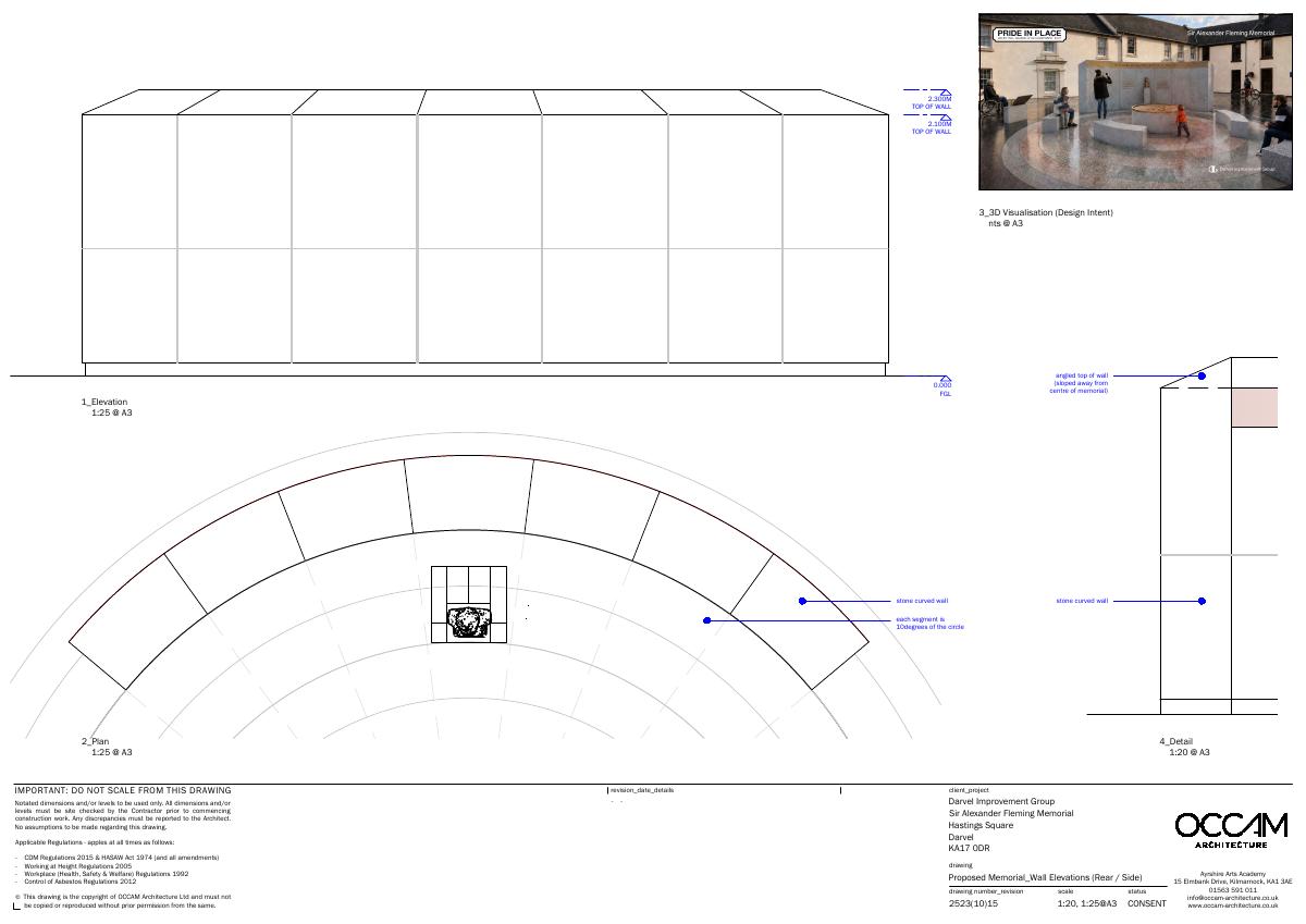Proposed memorial_wall elevations_rear_side
