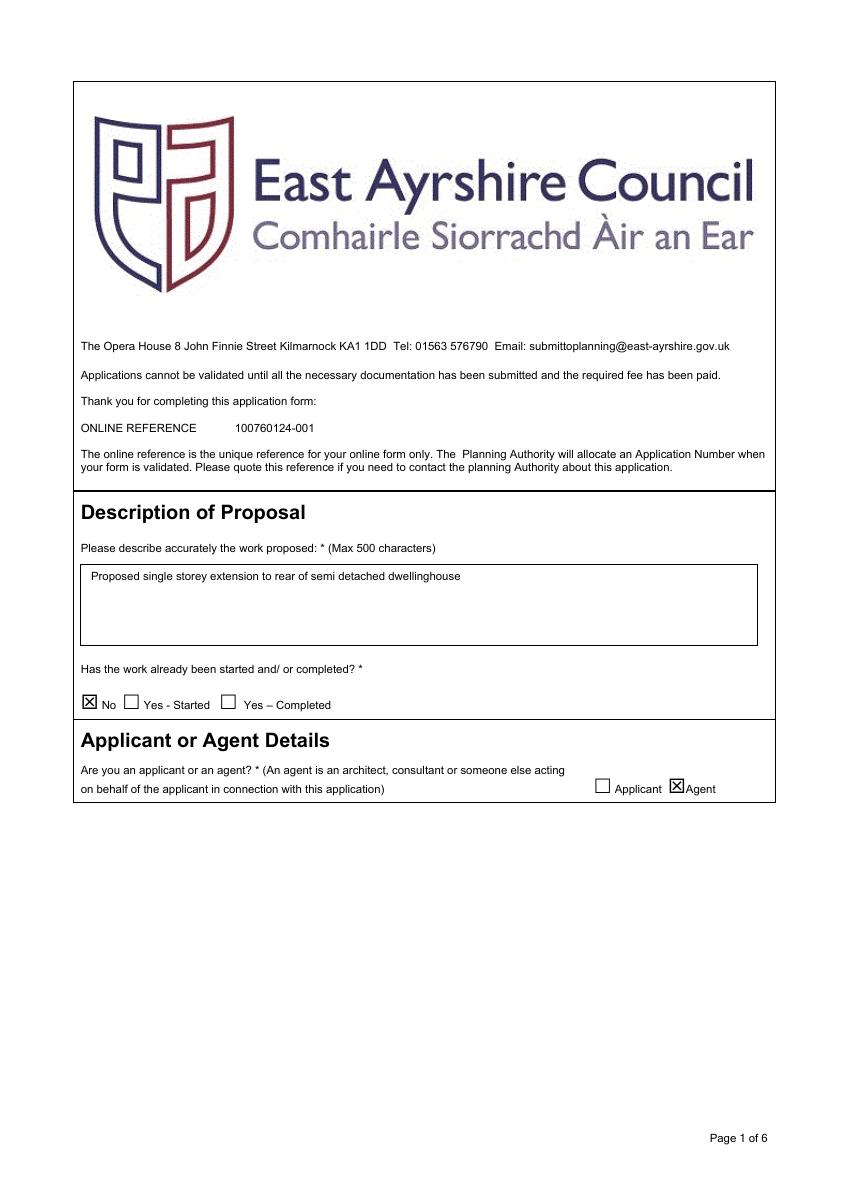 Application pdf
