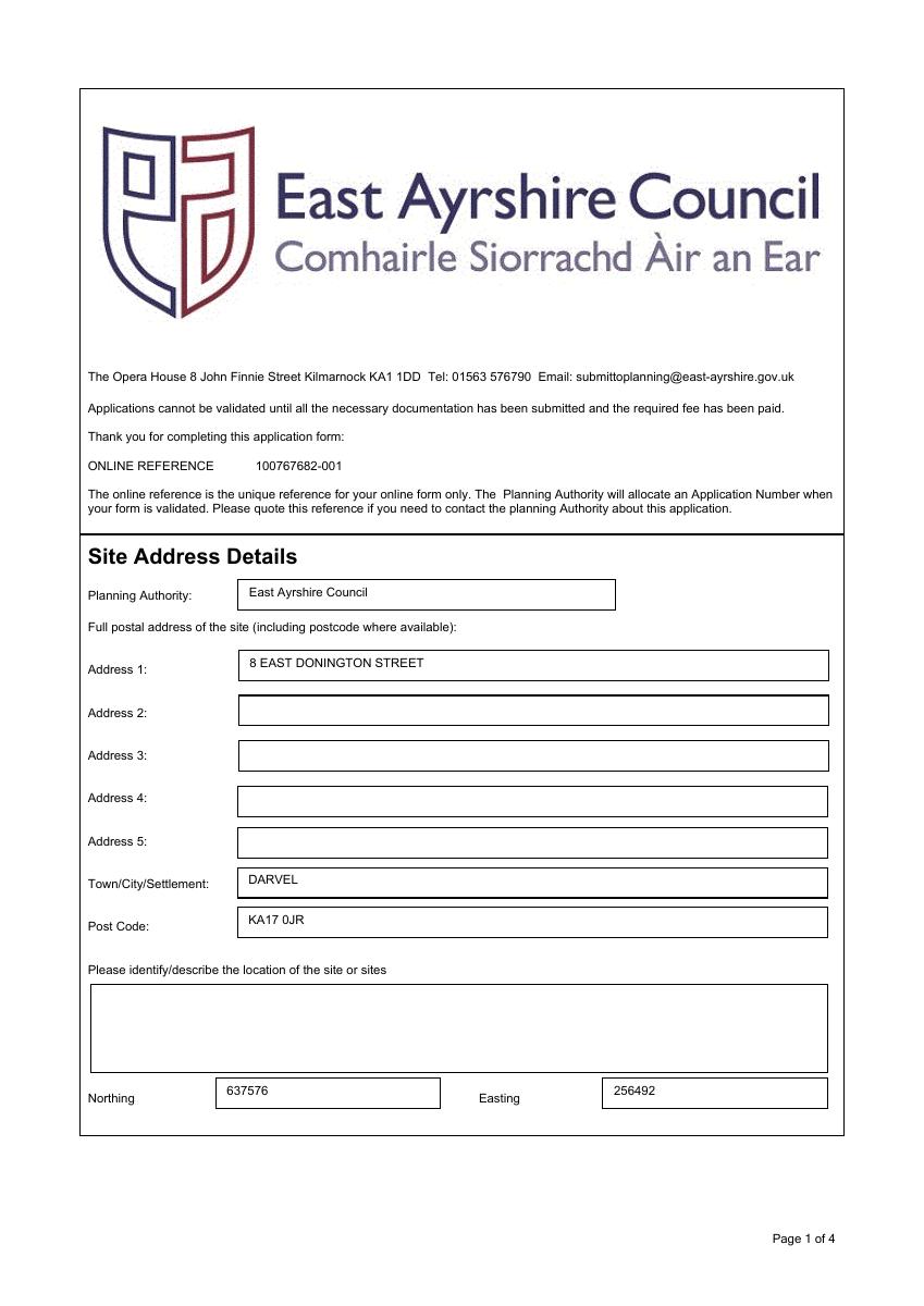 Application pdf