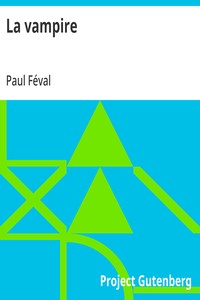 Cover of La vampire by Paul Féval