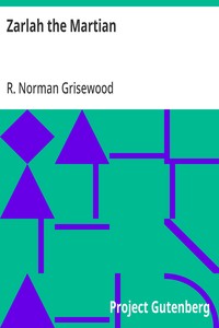 Cover of Zarlah the Martian by R. Norman Grisewood