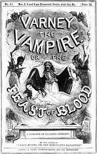 Cover of Varney the Vampire; Or, the Feast of Blood by Thomas Peckett Prest