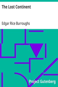 Cover of The Lost Continent by Edgar Rice Burroughs