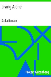 Cover of Living Alone by Stella Benson