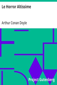 Cover of Le Horror Altissime by Arthur Conan Doyle