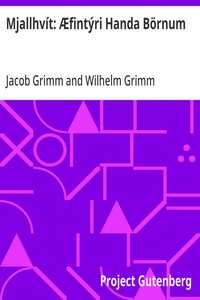 Cover of Mjallhvít: Æfintýri Handa Börnum by Jacob Grimm Wilhelm Grimm