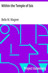 Cover of Within the Temple of Isis by Belle M. Wagner