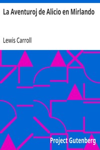 Cover of La Aventuroj de Alicio en Mirlando by Lewis Carroll