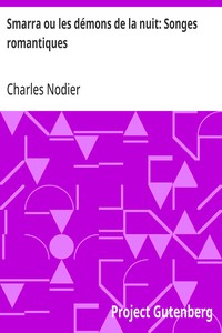 Cover of Smarra ou les démons de la nuit: Songes romantiques by Charles Nodier