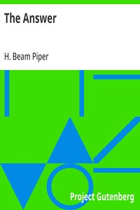 Cover of The Answer by H. Beam Piper