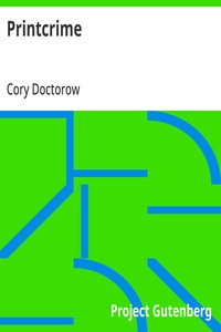Cover of Printcrime by Cory Doctorow