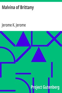 Cover of Malvina of Brittany by Jerome K. Jerome