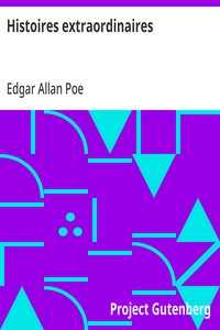 Cover of Histoires extraordinaires by Edgar Allan Poe