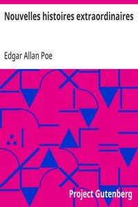 Cover of Nouvelles histoires extraordinaires by Edgar Allan Poe
