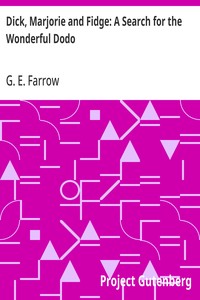 Cover of Dick, Marjorie and Fidge: A Search for the Wonderful Dodo by G. E. Farrow