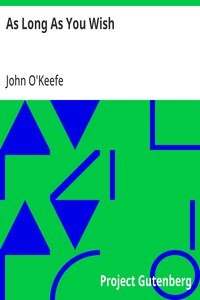 Cover of As Long As You Wish by John O'Keefe
