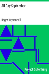 Cover of All Day September by Roger Kuykendall