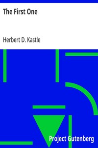 Cover of The First One by Herbert D. Kastle