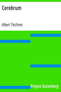Cover of Cerebrum by Albert Teichner