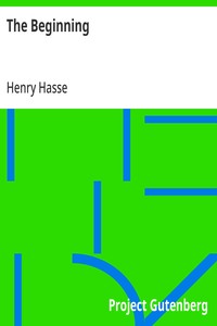 Cover of The Beginning by Henry Hasse