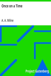Cover of Once on a Time by A. A. Milne