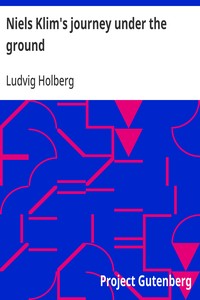 Cover of Niels Klim's journey under the ground by Ludvig Holberg