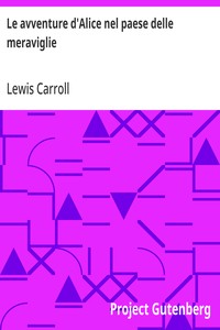 Cover of Le avventure d'Alice nel paese delle meraviglie by Lewis Carroll