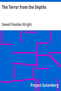 Cover of The Terror from the Depths by Sewell Peaslee Wright