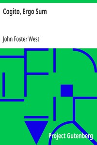 Cover of Cogito, Ergo Sum by John Foster West
