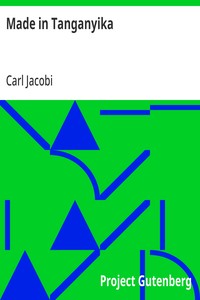 Cover of Made in Tanganyika by Carl Jacobi