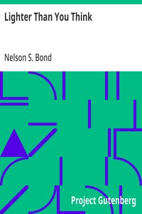 Cover of Lighter Than You Think by Nelson S. Bond