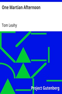 Cover of One Martian Afternoon by Tom Leahy