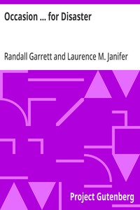 Cover of Occasion ... for Disaster by Randall Garrett