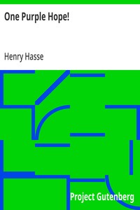 Cover of One Purple Hope! by Henry Hasse