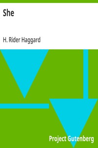 Cover of She by H. Rider Haggard