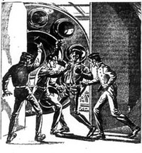 Cover of Brood of the Dark Moon by Charles Willard Diffin