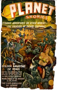 Cover of The Golden Amazons of Venus by John Murray Reynolds