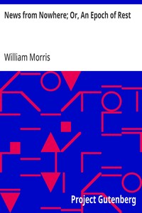 Cover of News from Nowhere; Or, An Epoch of Rest by William Morris