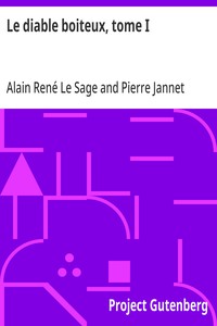 Cover of Le diable boiteux, tome I by Alain René Le Sage