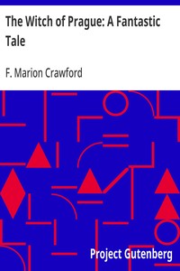 Cover of The Witch of Prague: A Fantastic Tale by F. Marion Crawford